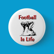 Football Is Life buttons