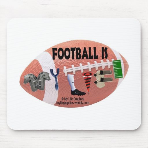 Football is My Life Mouse Pad