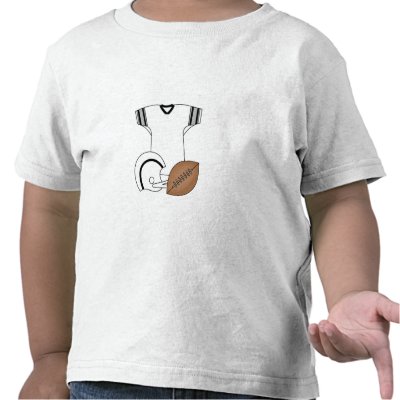 Football Jersey Personalized Tee Shirts by toddlersplace