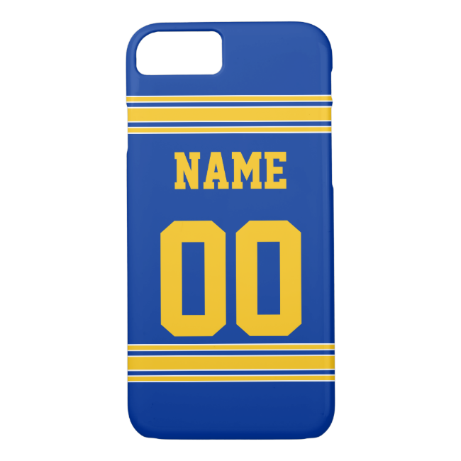 Football Jersey with Area To Customize iPhone 7 Case
