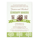 FOOTBALL KICKOFF COUPLES BABY SHOWER CARDS
