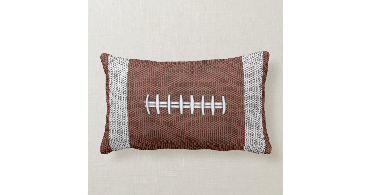 Football Lumbar Pillow Zazzle