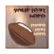 Football Magnet by Customizables Football Magnet