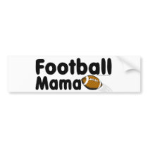 Football Mama bumper stickers