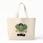 football man canvas bag