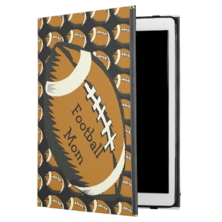 Football Mom Black and Brown Sports iPad Pro Case