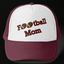 Football Mom Hat Cap by SmilinEyesTreasures Football Mom Hat Cap