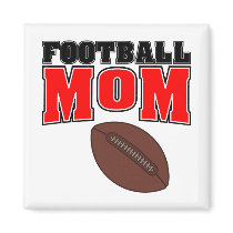 Football Mom Magnet by screwballgraphics Football Mom Magnet
