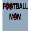 FOOTBALL MOM T-SHIRT by 3girlswasenough FOOTBALL MOM T-SHIRT
