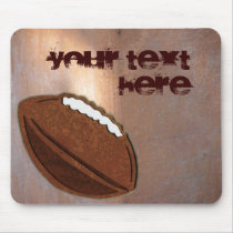 Football Mousepad by Customizables Football Mousepad