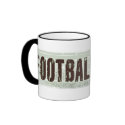 Football! Mug by fantasyfootball Football! Mug