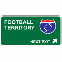 Football Next Exit photo sculptures by whatitis Football Next Exit photo sculptures