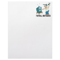 Football Nightmares Letterhead Design