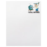 Football Nightmares Letterhead Design