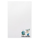 Football Nightmares Customized Stationery