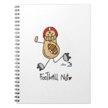 Football Nut T-shirts and Gifts Notebook