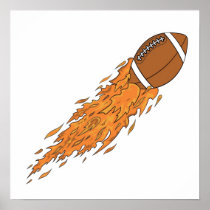 Football on Fire posters