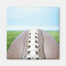 Football on Grass 2 Fridge Magnets