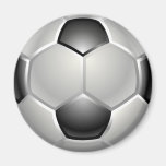 football or soccer ball fridge magnets