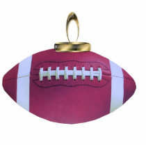 Football Ornament photo sculptures by FCM_Christmas Football Ornament photo sculptures