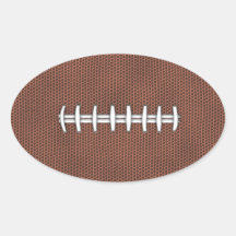 Football Oval Stickers
