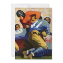 Football Party Invitation by YesterdayCafe Football Party Invitation