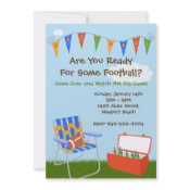 Football Party Invitation invitation
