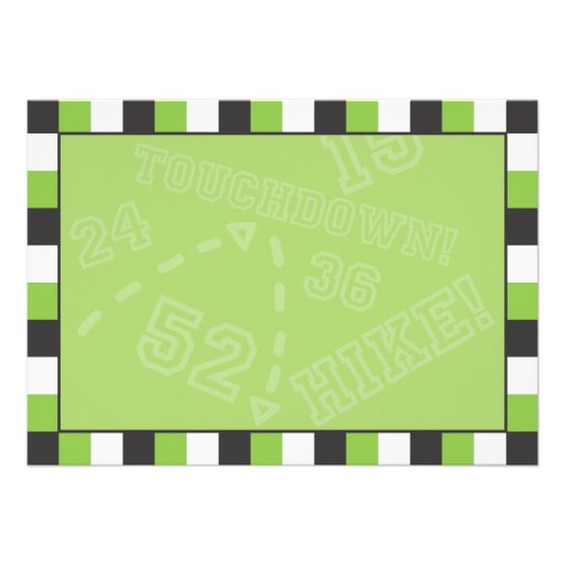 Football Party Invitation