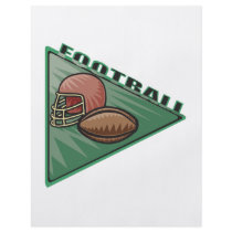 Football Pennant Flyer Design