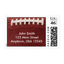 Football - Personalized Address Stamps