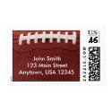 Football - Personalized Address Stamps stamp