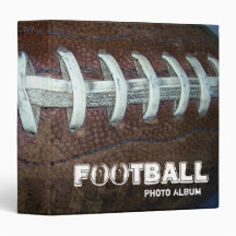 Football Photo Album Vinyl Binder