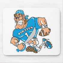 Football Pirate mousepads by piratetshirt Football Pirate mousepads