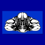 football_player100 FOOTBALL PLAYER TOUGH SPORTS SU posters