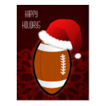 football player Christmas Cards postcards