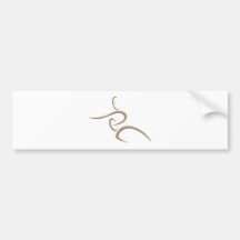 Football Player Icon Bumper Sticker