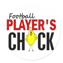 Football Player’s Chick stickers