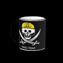 Football Player Skull and Swords Gold, Football... mugs