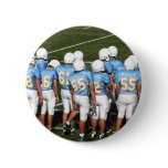 Football players pinback buttons