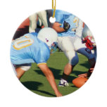 Football players ornament