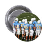 Football players pinback buttons