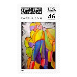 Football Players Postage Stamp