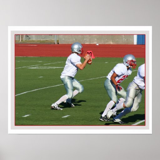 Football players poster | Zazzle