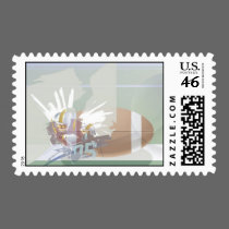 FootBall Postage Stamp
