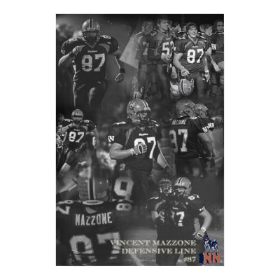 Football Print by crazycheerchick08
