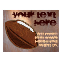 Football Poster posters by Customizables Football Poster posters