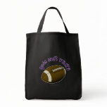 Football - Purple Text Bags