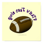 Football - Purple Text Poster