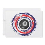 Football Red Blue And White invitations