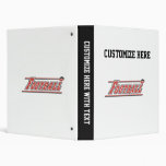 Football Red T-shirts and Gifts 3 Ring Binder